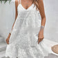 Robe sexy à double bretelle et col en V