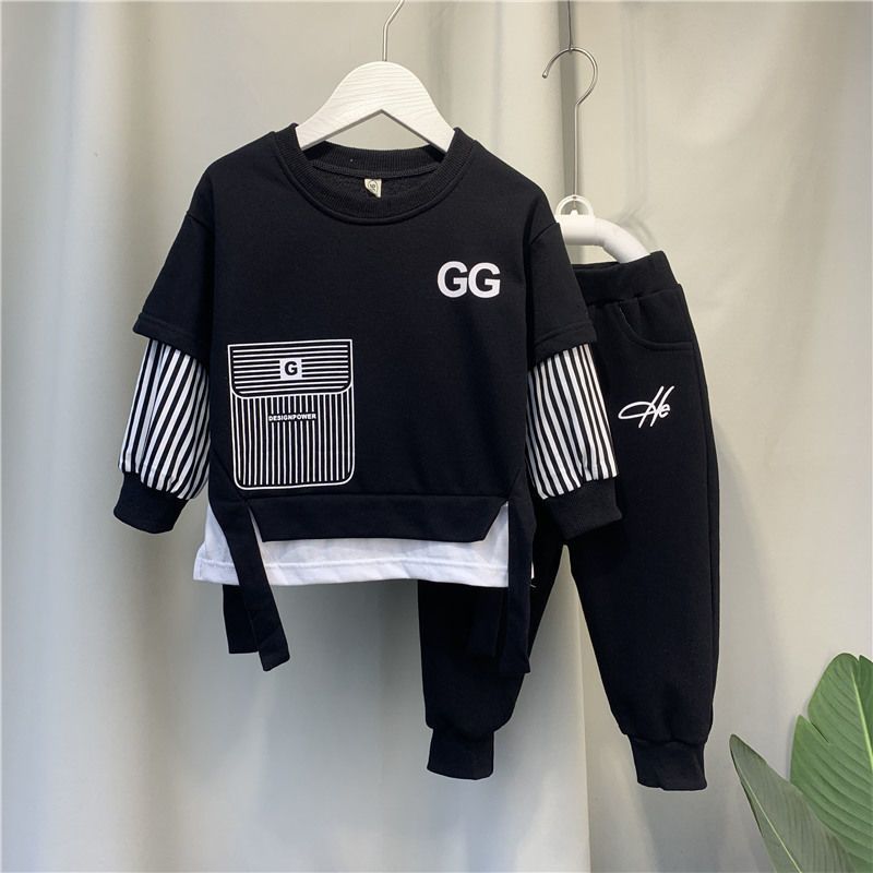 Children's Fashion Sweater Pants Suit