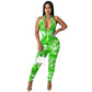 High waist casual jumpsuit