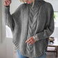 Pull ample à manches chauve-souris pour femme
