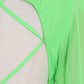 V-neck Long-sleeved Low-waist Lace-up Dress