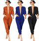 Casual micro - elastic jumpsuit