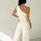 Fashionable And Chic Off-shoulder Sleeveless Jumpsuit