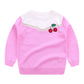 Children's embroidery knitted sweater