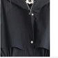 Hooded straight women's trench coat