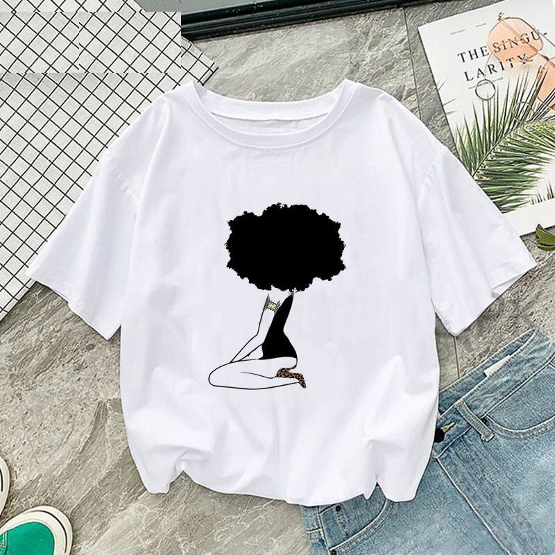 T-shirt slim blanc à manches courtes pour femme