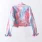 Women's short denim jacket