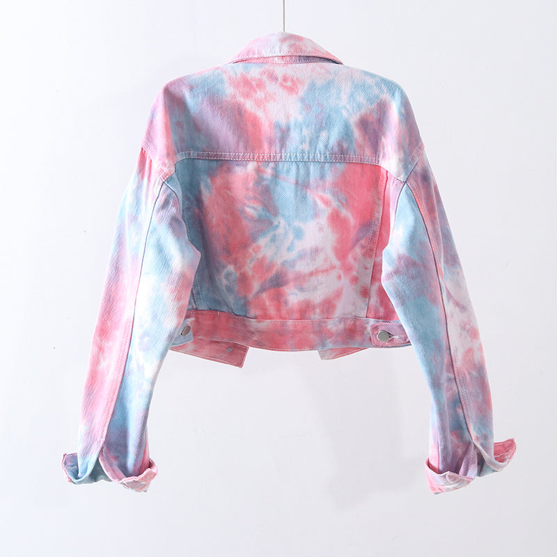 Women's short denim jacket