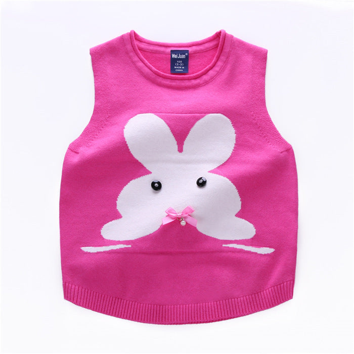 Children's knitted vest