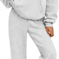 Autumn And Winter Casual Hooded Sweatshirt Oversized Wide-leg