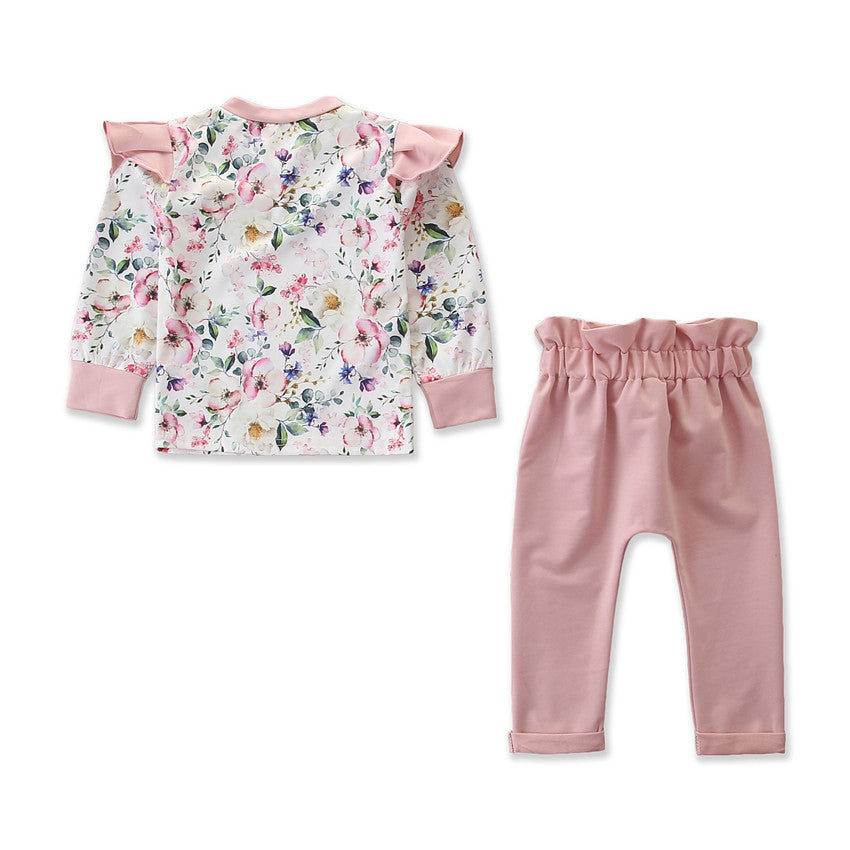 Ensemble pull d'automne pour fille