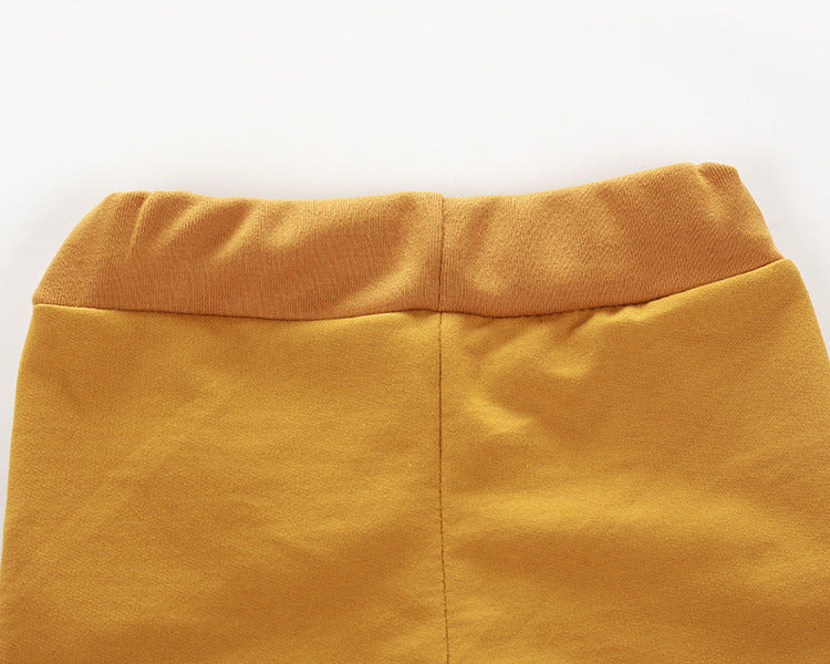 Pull à manches longues décontracté pour enfants, pantalon de survêtement pour petits enfants