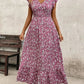 Fashionable Women's Dress With Random Printing