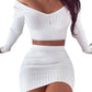 Jupe à col en V pour femme adulte, style femme, manches longues, couleur unie