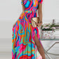 Women's Rhinestone Sleeveless Split Dress