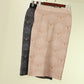 Vintage Knitting Skirt Hip-wrapped Straight Skirt Wool Knitting