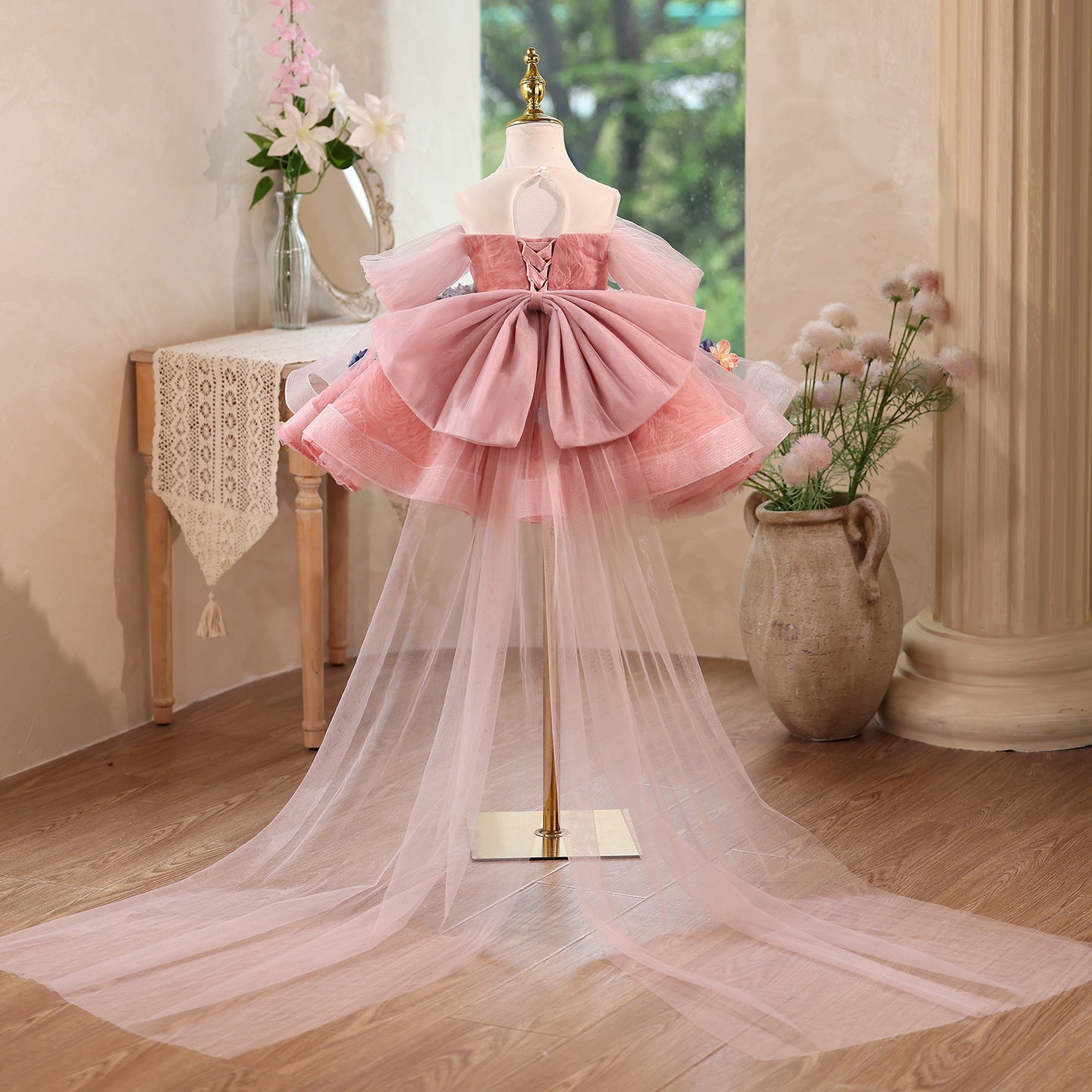 Girls' Dress Mori Style FARCENT French Catwalk Piano Performance Costume