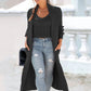 New Cardigan Trench Coat Knitted Loose Sweater Vest Suit