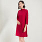 Robe à manches longues, élégante et tendance