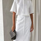 Costume slim en coton et lin pour femme, coupe ajustée et tendance
