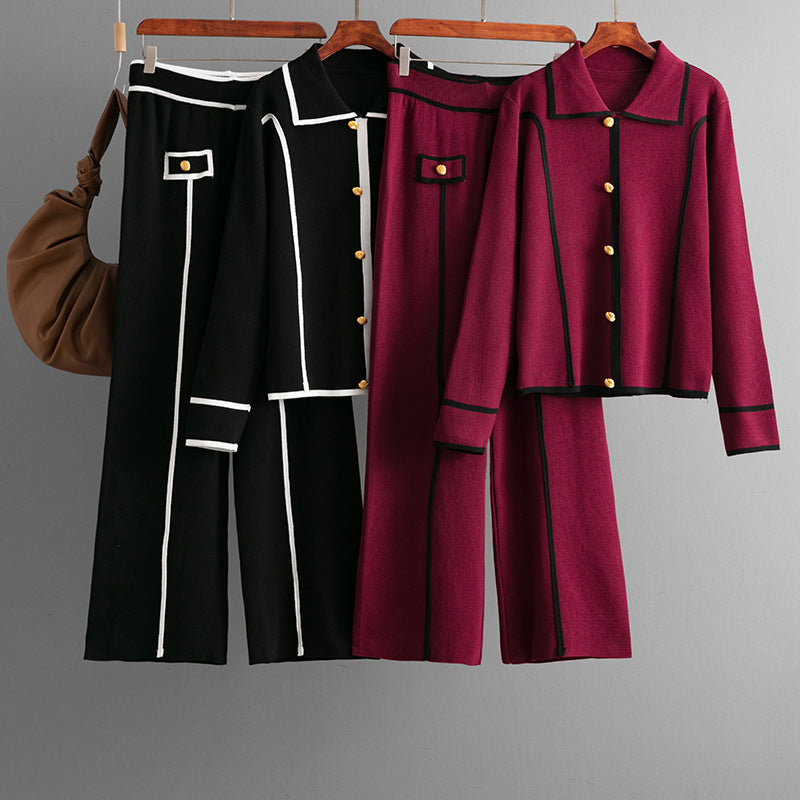 Knitted Fashion Suit Women's Casual