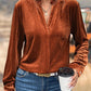 Chemise à col montant pour femme