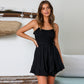 Sling dress with wooden ears