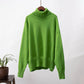 Pull à col roulé uni tendance pour femme