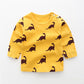 T-shirt à manches longues en coton pour bébé