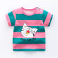 T-shirts en coton pour bébés et enfants