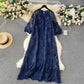 French Retro Heavy Industry Formal Dress