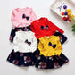 Children's net yarn princess skirt