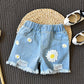 Girls two-piece summer children's clothing girls short-sleeved T-shirt
