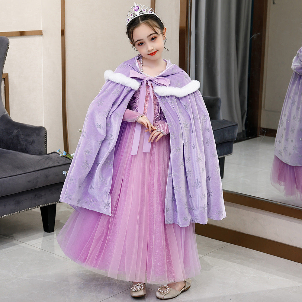 Jupe bouffante en tulle Raiponce Birthday Show