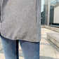 Women's Herringbone Pleated Sleeve Blazer