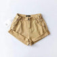 Short en jean taille haute pour femme, taille élastique, revers à la taille, pantalon à jambes larges, short ample, nouvelle version coréenne rétro