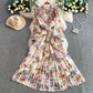 Women's New Cinched Pleated Elegant Dress