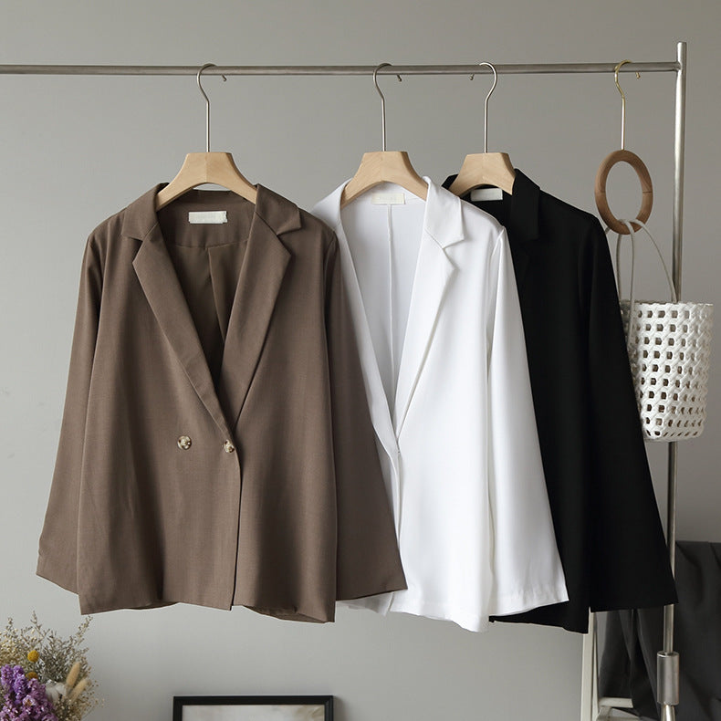 Women's solid color suit