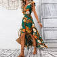Women's Holiday Floral Print Dress
