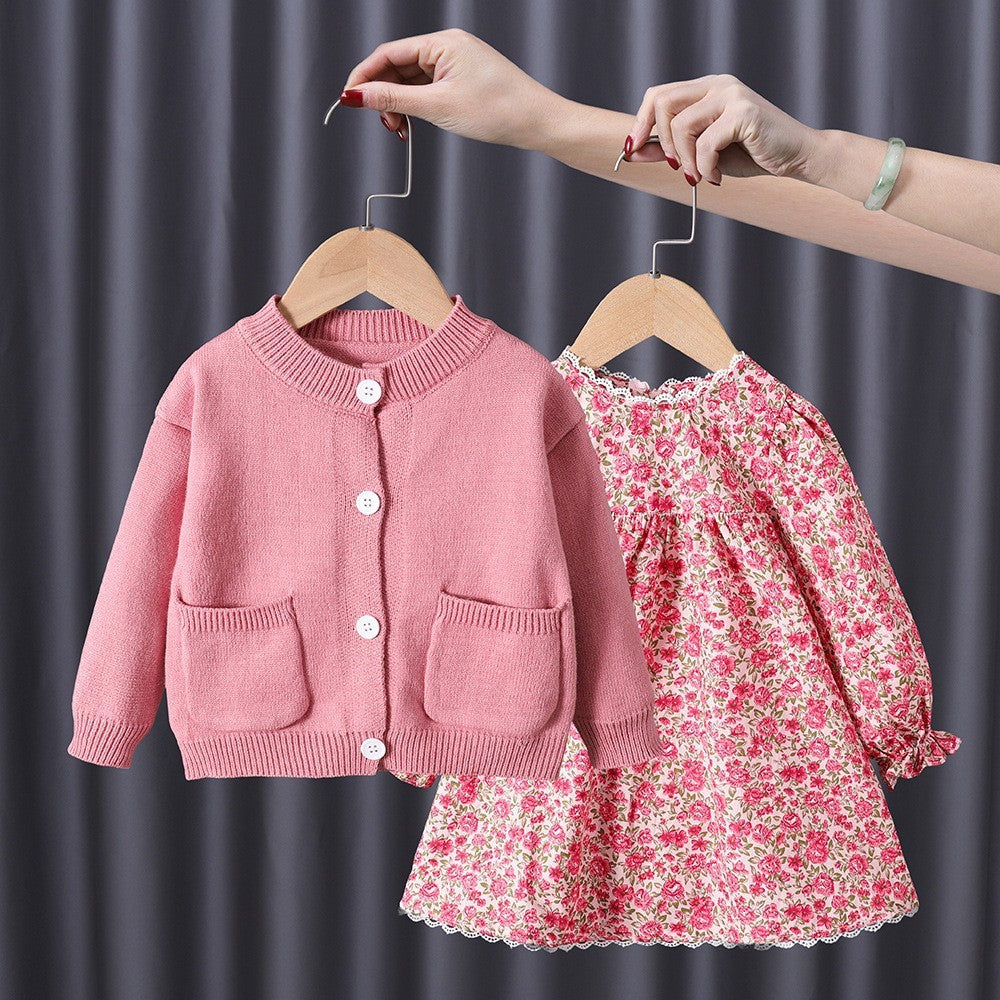 Tenue tendance pour filles, robe fleurie