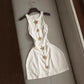 Womens Summer Solid-Color Slim-Fit Mini Dress With A Crew Neck