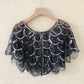 Sun Protection Clothing Sequined Small Coat Shawl All Match Dress Top Mesh Waistcoat