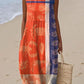 Sleeveless Casual Printed Temperament Long Skirt Dress