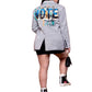 European And American Women's Clothing Digital Printing Suit