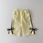 Baby Bowknot Strip Patchwork Sweater Suit All-matching Western Style