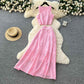 Hollow-out Crocheted Sleeveless Vest Top High Waist Skirt Suit