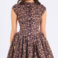 Robe dos nu sexy à imprimé léopard