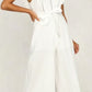 Lace panelling jumpsuit
