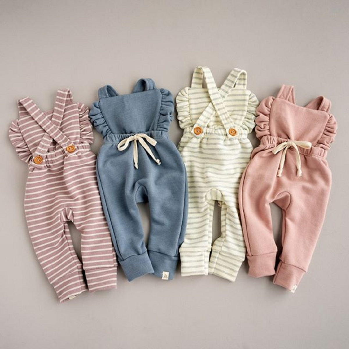 Back Button Harness Harness Long Jumpsuit