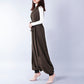 Salopette en laine grande taille, combinaison ample en tweed